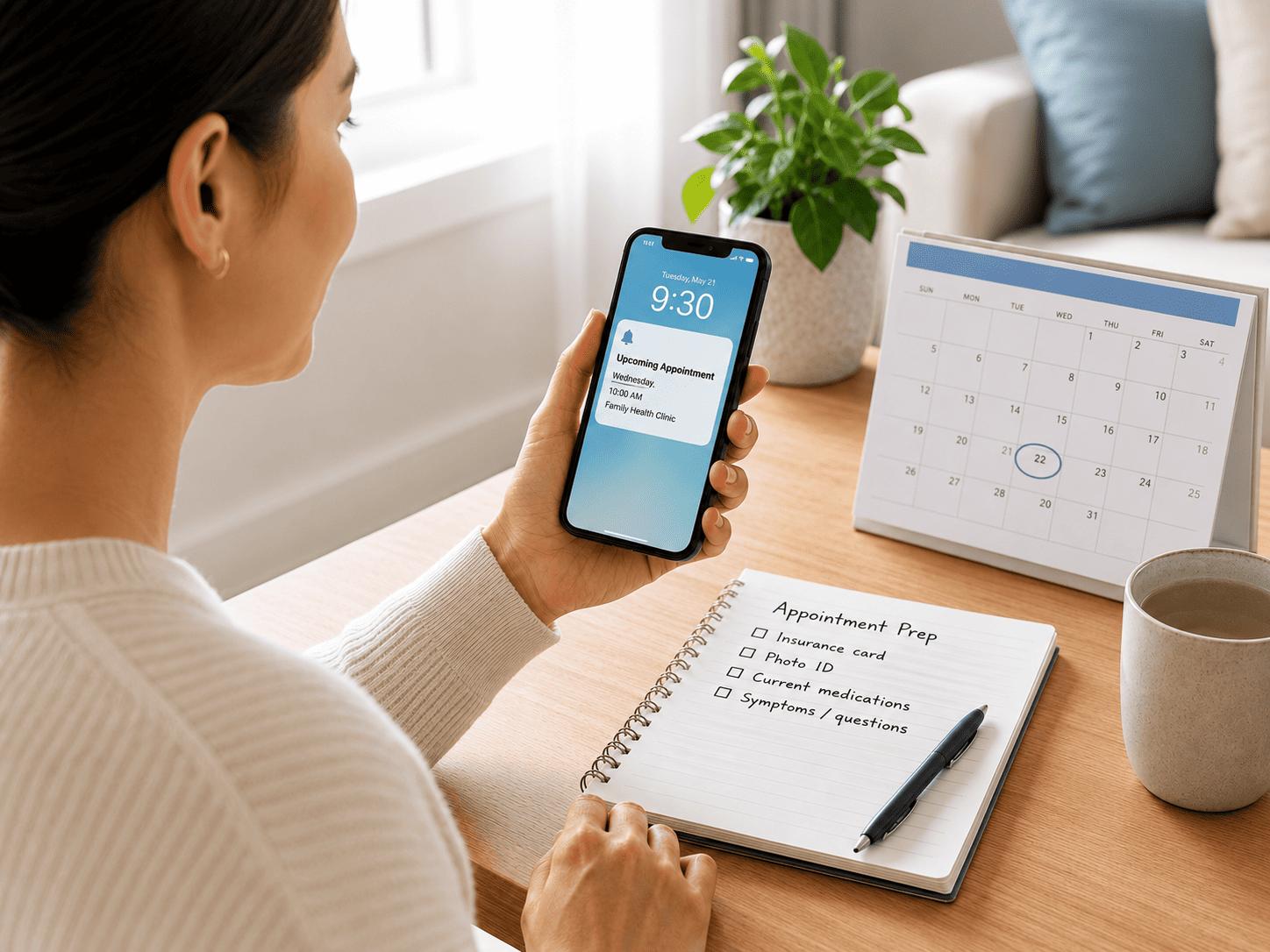 Healthcare team using automated appointment reminders and routine patient communication