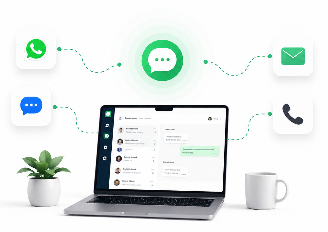 Customer conversations continuing with connected context